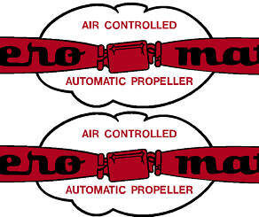 Aero Matic Prop Decal Pair (2)
